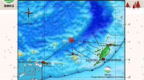 Gempa Terkini Di Maluku Barat Daya Provinsi Maluku Pagi Ini Cek Pusat