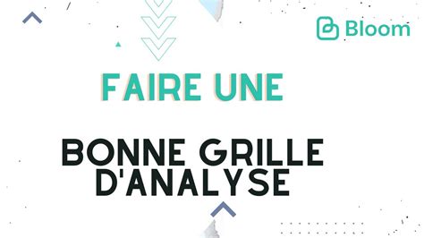 Comment Faire Une Grille D Analyse Des Offres Youtube