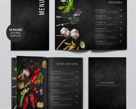 Food Menu Template Restaurant Menu Template White Restaurant Menu