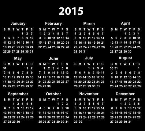 2015 Calendar Free Stock Photo - Public Domain Pictures