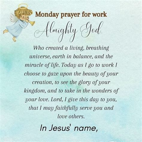 Monday Prayer For Work. Pictures, Photos, and Images for Facebook ...