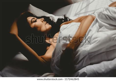 Naked Woman Lying On Bed Stock Photo Shutterstock