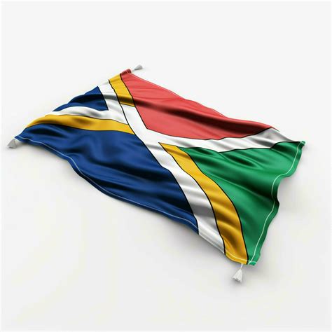 south africa flag with white background high quality 30679585 Stock ...