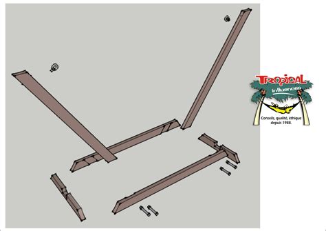 Comment fabriquer un support hamac soi même Tropical Hamac