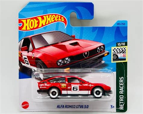 Alfa Romeo GTV6 3 0 Hot Wheels 1 64 Scale Car Retro Racers Edition Miniature Legendary Rally