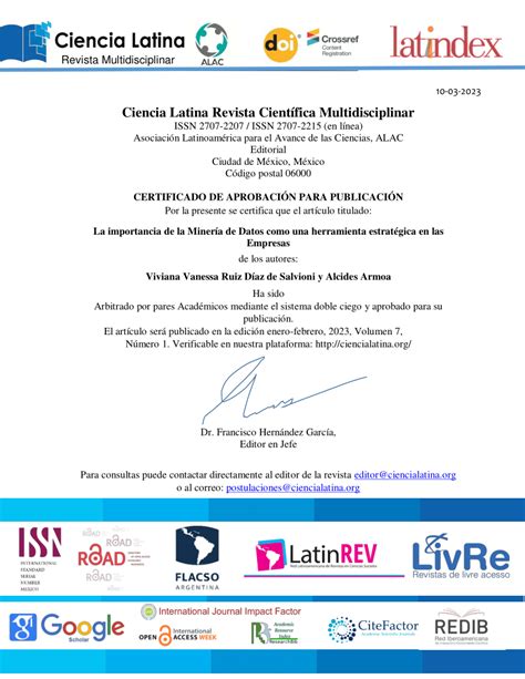 Pdf Ciencia Latina Revista Cient Fica Multidisciplinar