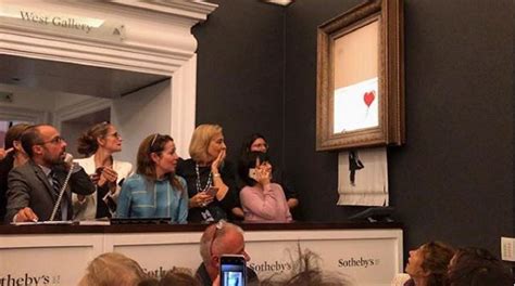 Pintura De Banksy Que Se Autodestruy Ser Exhibida En Alemania