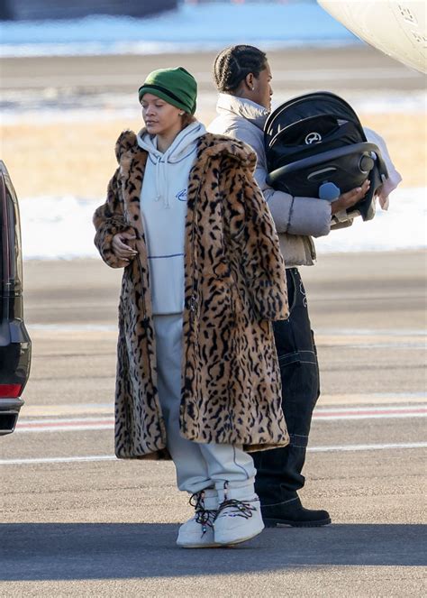 Rihanna and ASAP Rocky - Airport in Aspen 01/03/2024 • CelebMafia