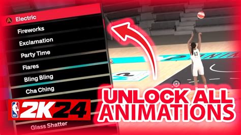 2K24 UNLOCK ALL GREEN ANIMATIONS IN MYPLAYER YouTube