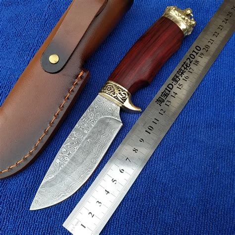 PSRK damascus camping knives survival Damascus steel hunting knives ...