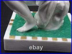 RARE Art Deco KARL ENS VOLKSTEDT Porcelain NUDE LADY Female Figurine Early Rare Antique