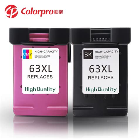 Colorpro New Version Ink Cartridge Compatible For Hp63xl For 3630 Printer Replacement 63xl Buy