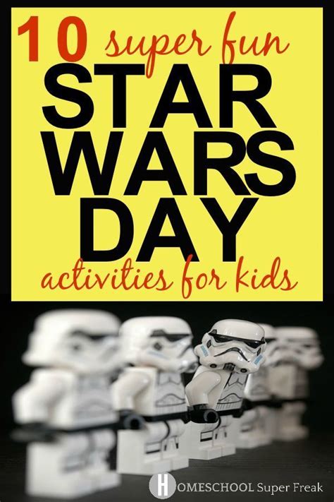 10 Super Fun Star Wars Day Activities for Kids | Star wars activities ...