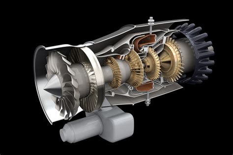 PW615 VLJ Jet Engine / 3D diagram by Charles Floyd at Coroflot.com