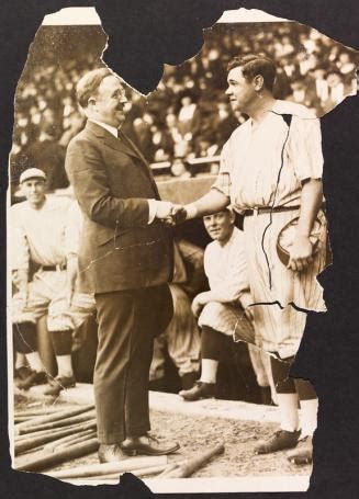 Babe Ruth Shaking Hands At Golf Course Photograph Works Emuseum