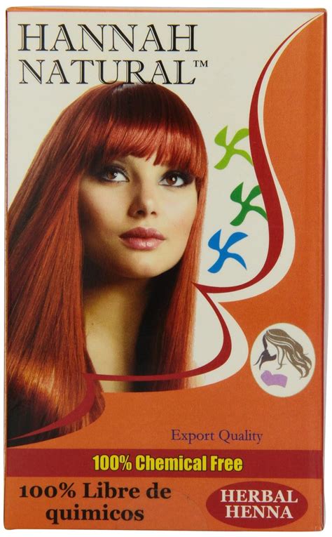 Amazon.com : Hannah Natural Pure Herbal Henna Powder, 100 Gram : Hair ...