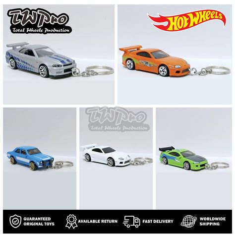 Jual GANTUNGAN KUNCI HOT WHEELS FAST FURIOUS NISSAN SKYLINE GT R R MITSUBISHI ECLIPSE