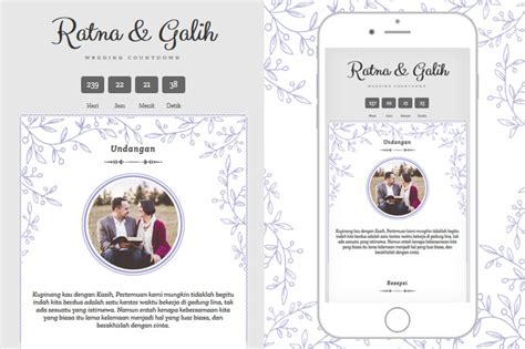 gratis undangan digital  template terbaru  pernikahan