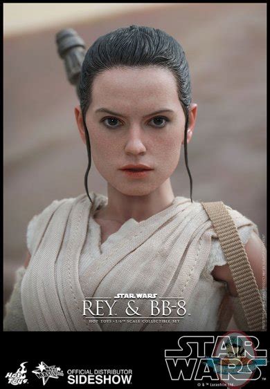 Scale Star Wars The Force Awakens Rey And BB Set MMS Hot Toys