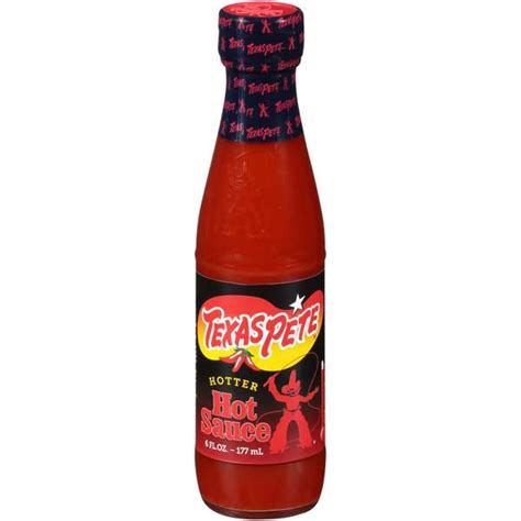Texas Pete Texas Pete Hotter Hot Sauce 6 Oz Bottles PK12 1 20001 Zoro