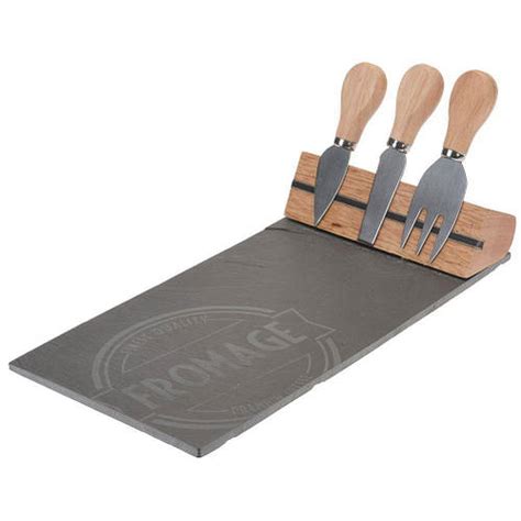 Каменная доска для подачи сыра с ножами HouseWare (128015), цена 495 ...