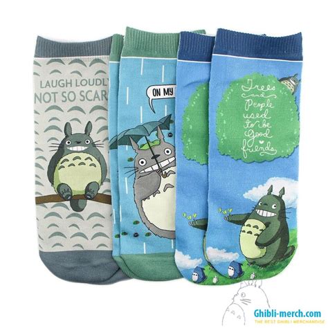 My Neighbor Totoro Socks 7 Colors New 2023 Ghibli Merch Store