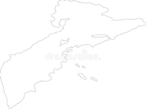 Kamchatka Russia Outline Map Stock Vector Illustration Of Simple