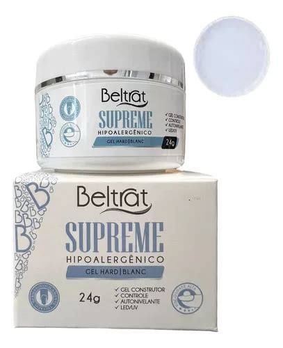 Gel Supreme Hard Nude Style Beltrat Alongamento De Unhas G Cor Blanc Mercadolivre