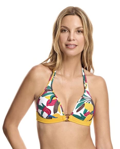 Top bikini triángulo con copa brisa Bikini Bikini