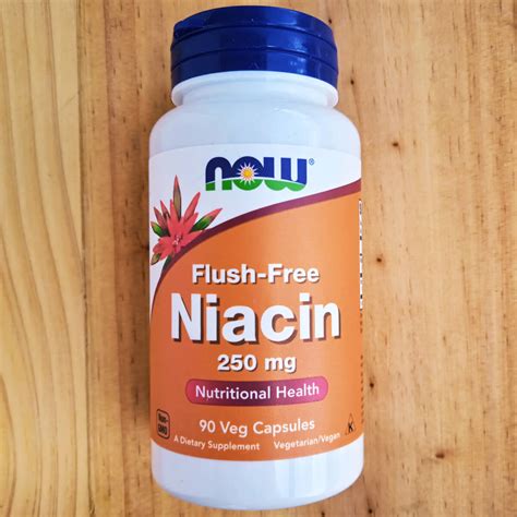 Now Foods Flush Free Niacin 250mg 90 Vegan Capsules Pure And Whole