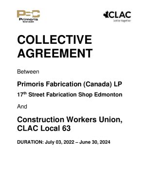 fillable  collective agreement wage tablesmanufacturing fax