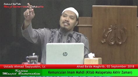 Kemunculan Imam Mahdi Kitab Malapetaka Akhir Zaman Ustadz Ahmad