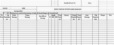Contoh Form Peminjaman Barang Inventaris Kantor 02 Images And Photos