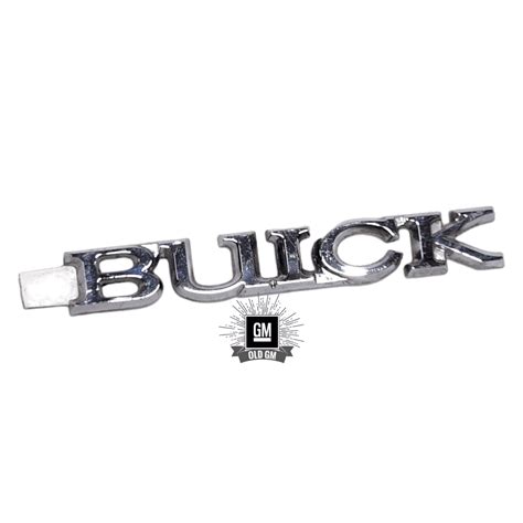 Nos Gm 78 87 Buick Trunk Nameplate Old Gm