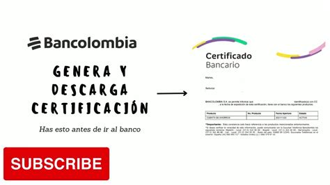 Certificado De Cuenta Bancaria Bancolombia Porn Sex Picture