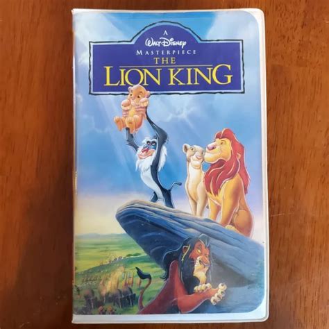 Walt Disney The Lion King Vhs 1995 Masterpiece Collection Vintage £380
