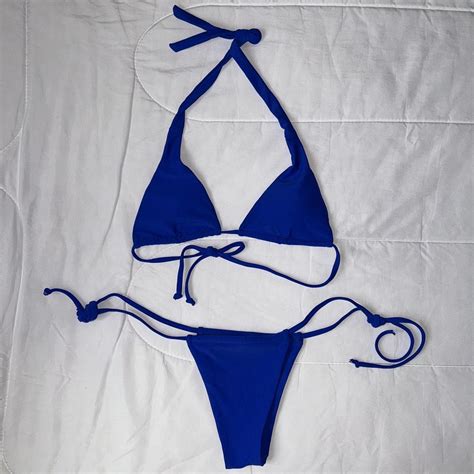 Blue Bikini Size XS Depop