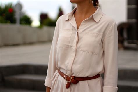 Marilyn S Closet Fashion Blog Nude Shirt Dress