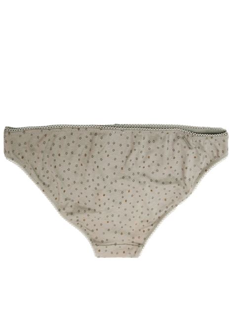 STONE Star Print Bikini Knickers Size M To L