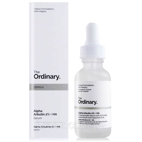 The Ordinary Alpha Arbutin 2% + HA Сыворотка с Альфа Арбутином и ...