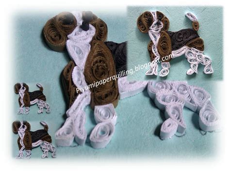 Piyumi Paper Quilling Dog Paper Quilling