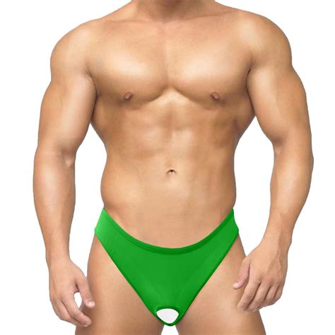 Men S Exotic Lingerie Underwear Fit Translucent Ice Silk Low Waist