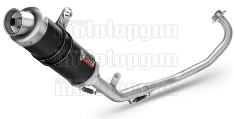 MIVV FULL SYSTEM EXHAUST GP STEEL BLACK YAMAHA YZF R125 R 125 2014 14