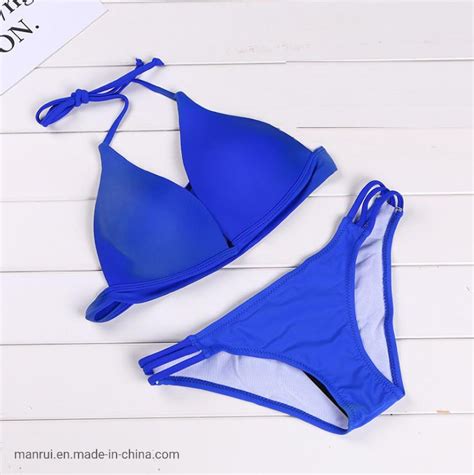 Fashionable And Sexy Multi String Hollow Poly Chest Bikini Swimsuit Bikini And Swimwear Price