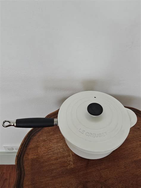 Le Creuset White Saucepans Mercari