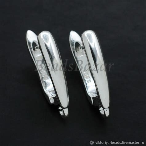 Швензы серебро 925 пр. (английский замок) купить в интернет-магазине ...