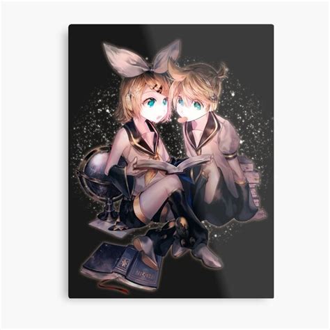 Lámina metálica Linda Kagamine Rin Kagamine Len Lewd Waifu Kawaii Hot Vocaloid Sexy Anime Girl