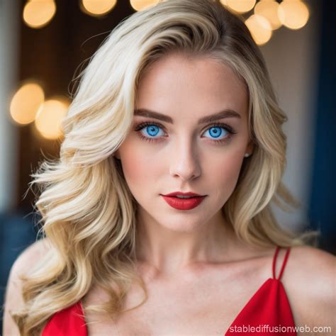 Ultra Realistic Blonde Woman Stable Diffusion Online