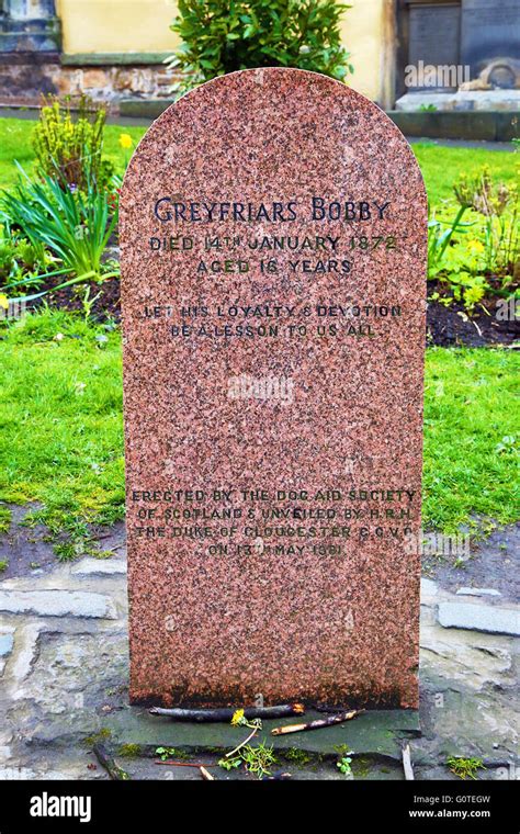 Grave Of Greyfriars Bobby The Loyal Skye Terrier That Stayed By His