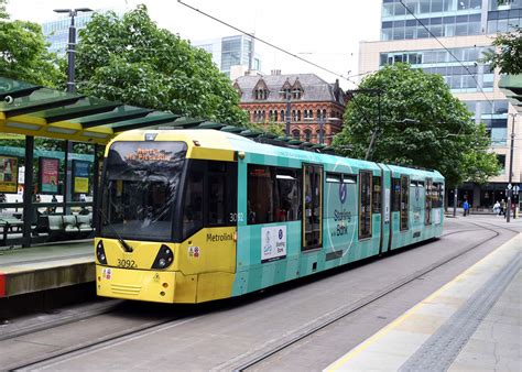 In Pictures Double Adverts On Manchester Metrolink British Trams